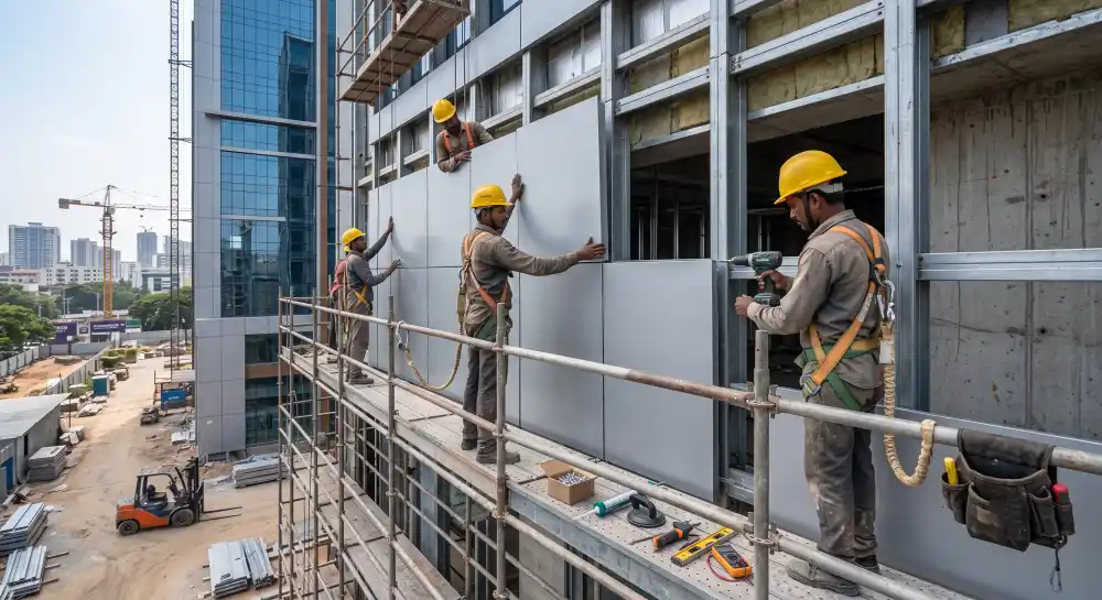 ACP Cladding Installation